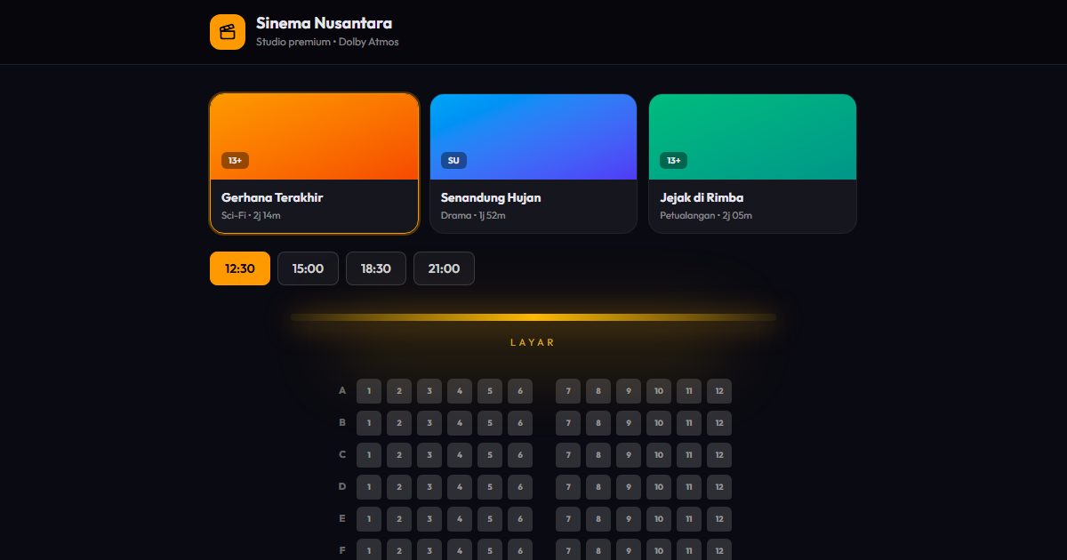 Tampilan Sinema Nusantara